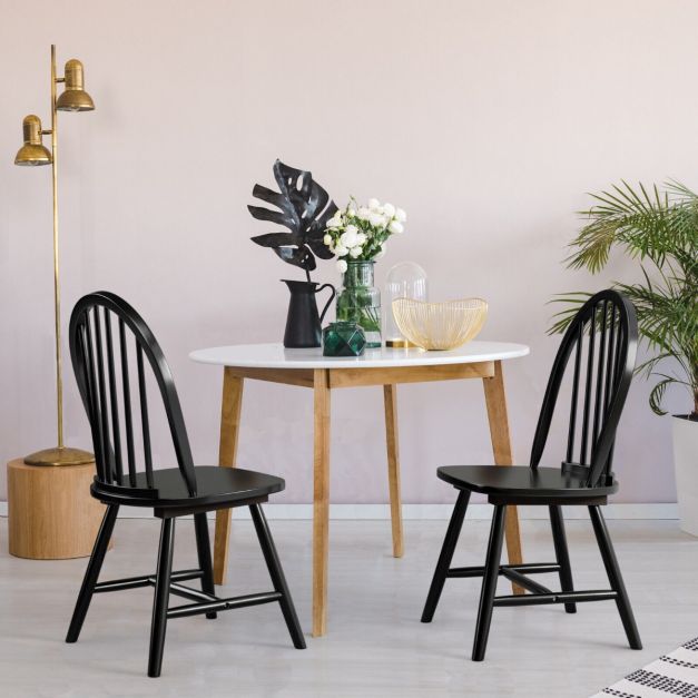 Your Daily Superstore Wooden Set of 2 Dining Chairs
