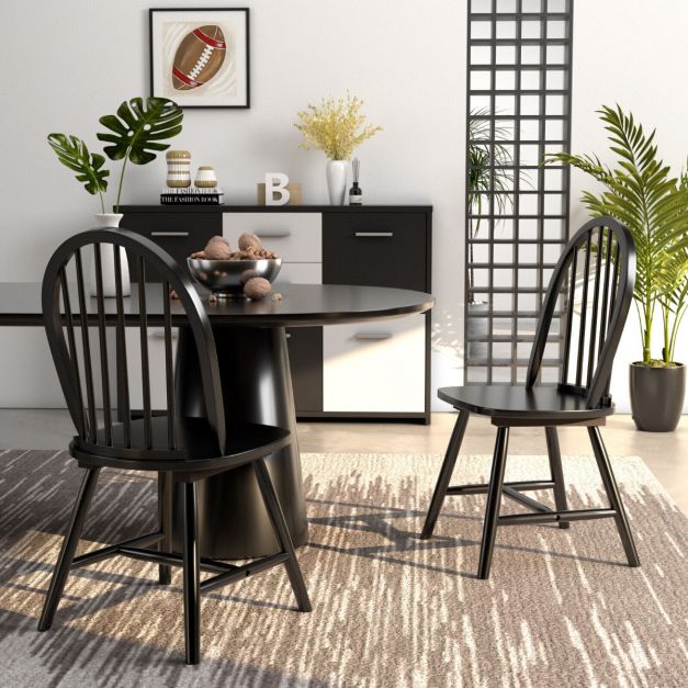 Your Daily Superstore Wooden Set of 2 Dining Chairs