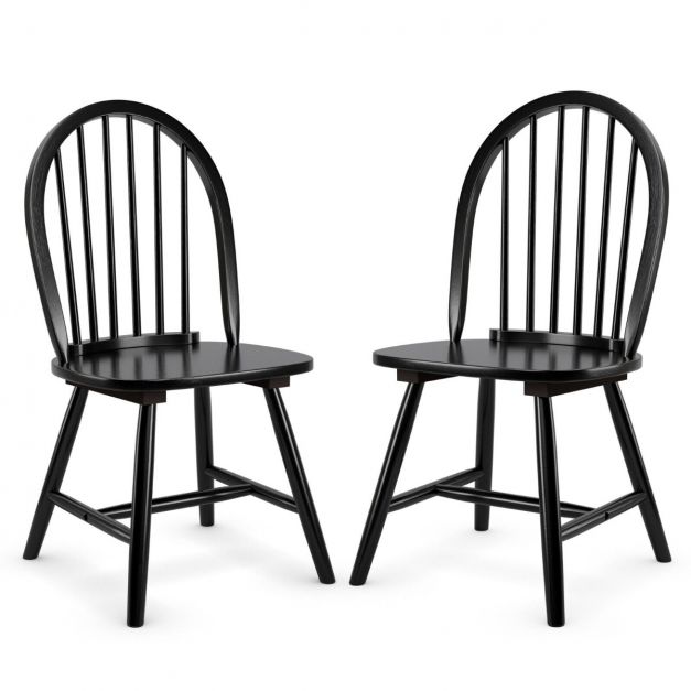 Your Daily Superstore Wooden Set of 2 Dining Chairs