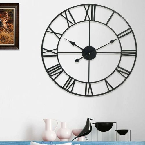 Your Daily Superstore 78cm Roman Metal Clock