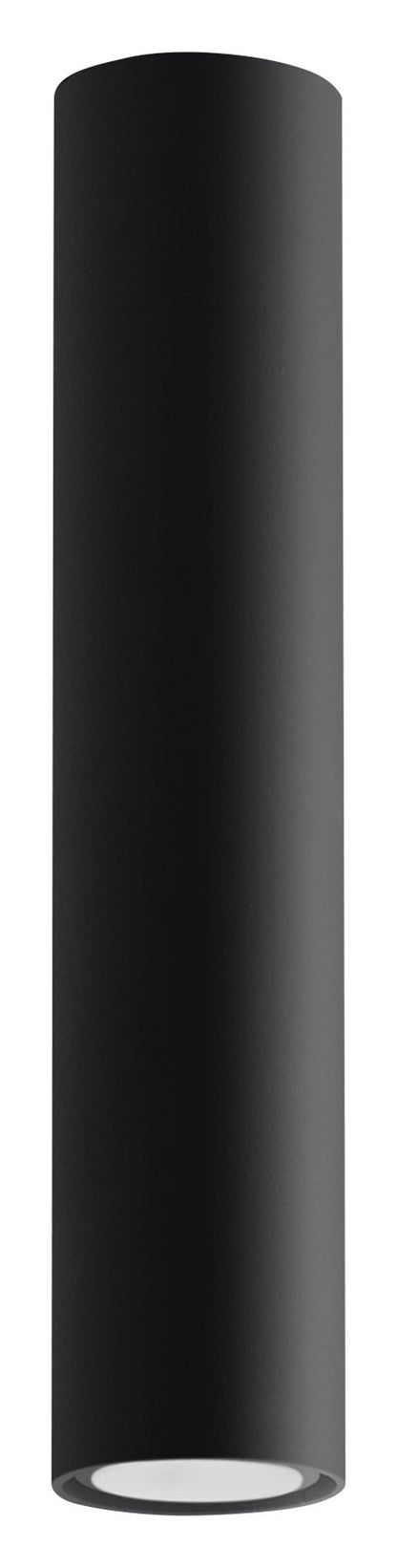 Ceiling lamp LAGOS Black Round Tube Shape Modern Loft Design LED GU10
