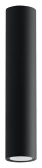 Ceiling lamp LAGOS Black Round Tube Shape Modern Loft Design LED GU10